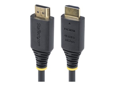 StarTech.com 4K 60Hz 18Gbps Premium Certified High Speed HDMI 2.0 Cable, Black, 10ft, HDMI2-CABLE-4K60-10F , 41847757, Cables StarTech.com 4K 60Hz 18Gbps Premium Certified High Speed HDMI 2.0 Cable, Black, 10ft, HDMI2-CABLE-4K60-10F , 41847757, Cables