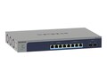 Netgear MS510TXUP 1U RM PoE++ Lite Smart Switch 1.0GHz 256MB RAM 64MB Flash 4x2.5GbE 60W 4x10GbE 60W 2x10GbE, MS510TXUP-100NAS, 41202218, Network Switches