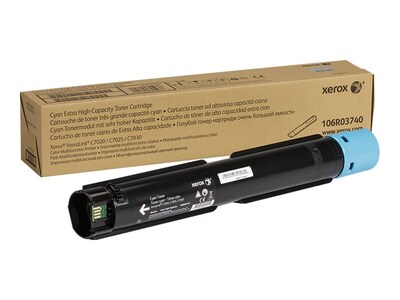 Xerox Cyan Extra High Capacity Toner Cartridge for VersaLink C7020, C7025 & C7030, 106R03740, 34167520, Toner and Imaging Components - OEM Xerox Cyan Extra High Capacity Toner Cartridge for VersaLink C7020, C7025 & C7030, 106R03740, 34167520, Toner and Imaging Components - OEM