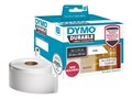 DYMO 1 x 3.5 LW Durable White Poly Labels (700 Labels), 1933081, 34635661, Paper, Labels & Other Print Media