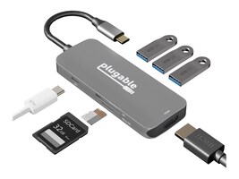 Plugable Technologies USBC-7IN1 Main Image from Right-angle