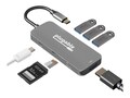 Plugable PLUGABLE USBC-7IN1 CPNT USB C 7-IN-1 MULTIPORT ADAPTER HUB, USBC-7IN1, 41748788, USB & Firewire Hubs