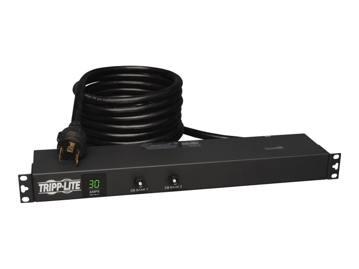 Tripp Lite PDU Metered 120V 30A 5-15 20R (12) Outlet L5-30P (PDUMH30)