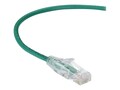 Black Box CAT6 28AWG 250MHz UTP Slim-Net Patch Cable, Green, 15ft , C6PC28-GN-15, 34628728, Cables Black Box CAT6 28AWG 250MHz UTP Slim-Net Patch Cable, Green, 15ft , C6PC28-GN-15, 34628728, Cables