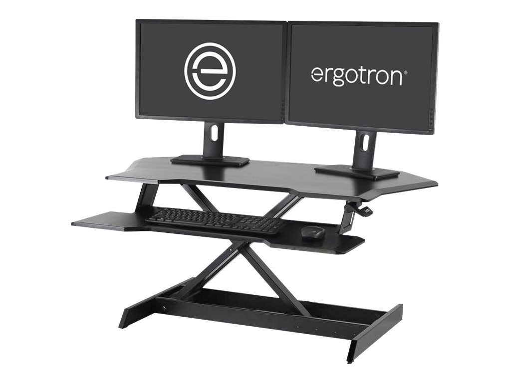 Ergotron WorkFit Corner Standing Desk Converter Sit Stand Desk 33 468 921
