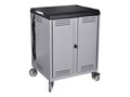 Spectrum Industries Connect36 Mobile Device Cart with Basic Timer and Rotated Outlets, 55423-DBX, 34216740, Computer Carts