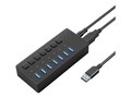 4Xem 7 Port USB 3.0 Power Switch Data Transfer Hub, 4XH707                        , 41877062, USB & Firewire Hubs