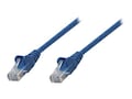 Intellinet Cat5e 350MHz Patch Cable, Blue, 25ft, 319874, 15176931, Cables