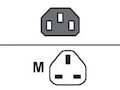 IBM PWRC UK 10A Line C13 to BS 136 , 39Y7923, 41119482, Power Cords