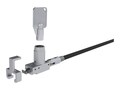 Noble Wedge Lock w  Barrel Key & Cable Trap, TAA, TZ04T-KA, 34725675, Locks & Security Hardware