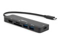 Rocstor USB Type-C 6-in-1 4K Multiport Dock with 100W Power Delivery, Y10A309-B1                    , 41897006, Docking Stations & Port Replicators