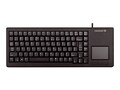 Cherry XS Touchpad Keyboard, USB, Black, US English with Euro, G84-5500LUMEU-2, 13131405, Keyboards & Keypads