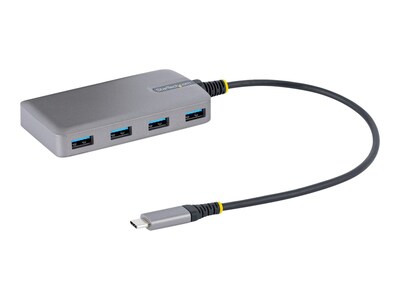 StarTech.com 4-Port 5Gbps Bus Powered Portable USB-C Hub w  Optional Auxiliary Power, 5G4AB-USB-C-HUB, 41533827, USB & Firewire Hubs