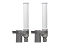 HPE Pair 5GHz 5dBi Omni N-type Direct Mount Outdoor Antennas, JW026A, 32962618, Wireless Antennas & Extenders