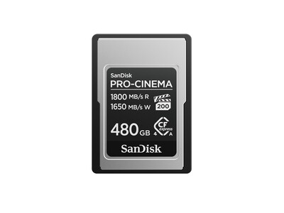 SanDisk SANDISK, PRO-CINEMA, CFEXPRESS, SDCFEA-480G-GN4NN             , 42006398, Memory - Flash