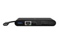 Belkin 5-Port USB-C Hub and Docking Station w  USB-C to 1xUSB-A, 1xEthernet, 1xVGA, 1xHDMI - Black, AVC004BK-BL, 38349873, Adapters & Port Converters