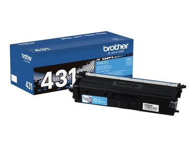Brother Cyan Standard Yield Toner Cartridge for HL-L8260CDW, HL-L8360CDW, HL-L8360CDWT, MFC-L8610CDW , TN431C, 33802077, Toner and Imaging Components - OEM