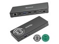 Plugable USB-C Dual-Display Dock, 65W Charging, UD-MSTH2, 41717583, Docking Stations & Port Replicators