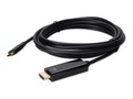 AddOn USB-C Male to HDMI (4K) Male Cable, Black, 6ft, USBC2H4MM60HZ-AA, 38126274, Cables