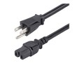 StarTech.com NEMA 5-15P to C15 15A 125V 14AWG AC Heavy Duty Power Cord, 8ft, PXT515C158, 16245408, Power Cords