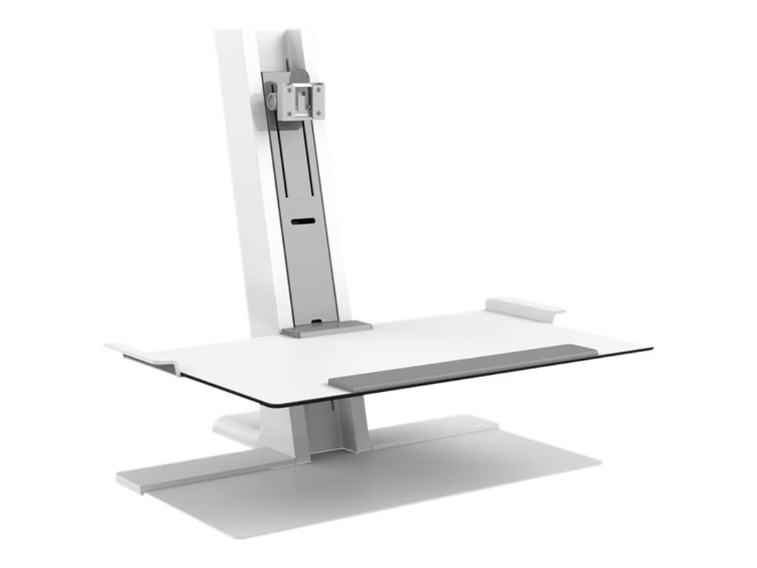 Humanscale Quickstand Monitor Mount With Heavy Standing Base White