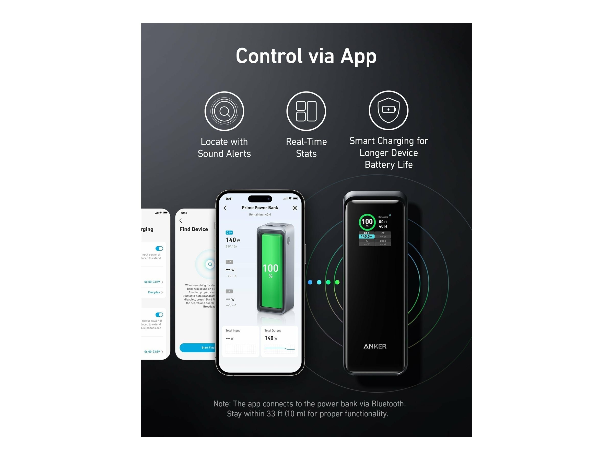 Anker Prime 27650mAh 250W Power Bank - Black (A1340011)
