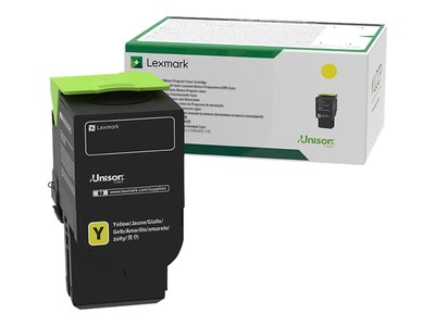 Lexmark 801SY Yellow Standard Yield Return Program Toner Cartridge, 80C1SY0, 14909602, Toner and Imaging Components - OEM
