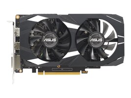 Asus DUAL-GTX1650-4GD6-P-V2 Main Image from Front