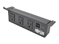 Tripp Lite Protect It! 3-Outlet Surge Protector w  Mounting Brackets, 10ft Cord, 510 Joules, 2 USB Ports, Black, TLP310USBS, 33557913, Surge Suppressors Tripp Lite Protect It! 3-Outlet Surge Protector w  Mounting Brackets, 10ft Cord, 510 Joules, 2 USB Ports, Black, TLP310USBS, 33557913, Surge Suppressors