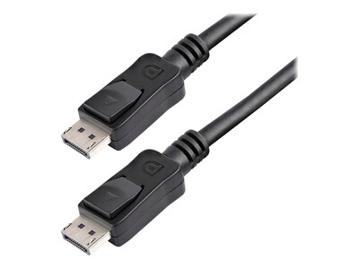 StarTech.com 4K@60Hz DisplayPort M M Cable with Latches, 15ft, 10-pack, DISPLPORT15L10PK, 41161981, Cables