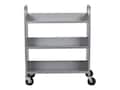 Bretford Manufacturing 3-Shelf Single Sided Book Utility Truck with 5 Casters, Charcoal, L330-CH5, 41383788, Furniture - Miscellaneous Bretford Manufacturing 3-Shelf Single Sided Book Utility Truck with 5 Casters, Charcoal, L330-CH5, 41383788, Furniture - Miscellaneous