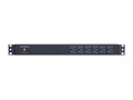 CyberPower Basic PDU 120V 15A 1U RM 5-15P Input 15ft Cord (18) 5-15R Outlets, RoHS, PDU15B6F12R, 11263383, Power Distribution Units