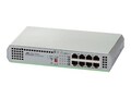 Allied Telesis CentreCOM AT-GS910 8 Desktop Unmanaged Switch 8xGbE 1xPSU (US), AT-GS910/8-10, 32226717, Network Switches