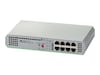 Allied Telesis CentreCOM AT-GS910 8 Desktop Unmanaged Switch 8xGbE 1xPSU (US), AT-GS910/8-10, 32226717, Network Switches