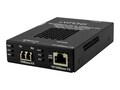 Lantronix 2KM 10 100 1000BTX RJ45 POE 100BFX M M Transceiver North America, SPOEB1039-105-NA, 28664028, Network Transceivers