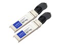 AddOn HP to Dell Compatible 10GBase-CU SFP+ to SFP+ Passive Twinax Direct Attach Cable, 1m, TAA, ADD-SHPCSDE-PDAC1M, 16245951, Cables AddOn HP to Dell Compatible 10GBase-CU SFP+ to SFP+ Passive Twinax Direct Attach Cable, 1m, TAA, ADD-SHPCSDE-PDAC1M, 16245951, Cables