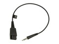 Jabra 3.5mm to Quick Disconnect Adapter Cable, 8800-00-99, 18239044, Adapters & Port Converters
