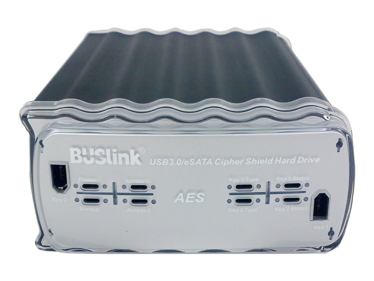 Buslink Media 28TB CipherShield USB 3.0 eSATA Dual Keys FIPS 140