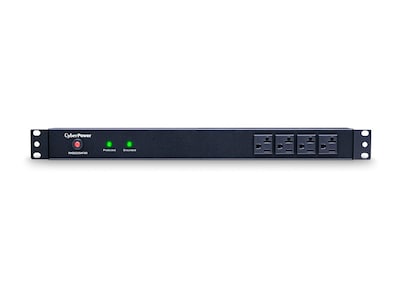CyberPower RACKBAR SURPRO 20A RM 1U 120V, RKBS20S4F8R, 41310973, Surge Suppressors CyberPower RACKBAR SURPRO 20A RM 1U 120V, RKBS20S4F8R, 41310973, Surge Suppressors