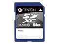 Centon Electronics 64GB SDHC Flash Memory Card, Class 10, S1-SDXC10-64G, 32962247, Memory - Flash