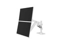 Ergotron LX Pro Dual Monitor Stacking Arm for Displays up to 27 - White, 45-690-290, 41881016, Stands & Mounts - Desktop Monitors Ergotron LX Pro Dual Monitor Stacking Arm for Displays up to 27 - White, 45-690-290, 41881016, Stands & Mounts - Desktop Monitors