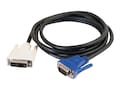 C2G DVI-A (M) to HD-15 (M) Video Cable, 3m, 26955, 6388991, Cables C2G DVI-A (M) to HD-15 (M) Video Cable, 3m, 26955, 6388991, Cables