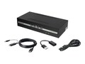 IOGEAR 4-port Dual View Secure KVM Switch , GCS1424TAA4C-UN, 41420493, KVM Switches