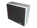 Valcom Angled Metal Wall Speaker One-Way - Gray, V-1052C, 16450655, Speakers - Commercial AV