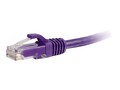 C2G Cat6 Snagless Unshielded (UTP) Network Patch Cable - Purple, 35ft, 31357, 5391400, Cables