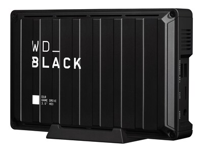 Western Digital 8TB WD Black D10 USB 3.2 Gen 1 Game Drive, WDBA3P0080HBK-NESN, 37674295, Hard Drives - External
