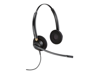 HP Poly EncorePro 520 Binaural Headset w  Quick Disconnect (TAA Compiant), 783P6AA#ABA, 41741057, Headsets (w/ microphone)