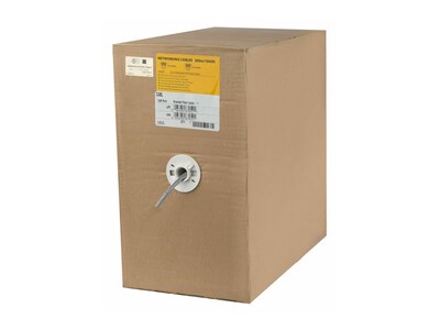 StarTech.com Cat6 UTP Patch Cable, Stranded, Roll, Gray, 1000ft, WIRC6PATGRRL, 13377000, Cables