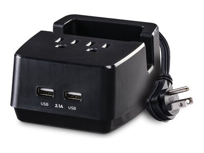 CyberPower Dual USB Power Station (2) Outlets (2) USB Charging Ports 5ft Cord, PS205U, 26692746, Power Strips