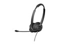 Cyber Acoustics AC-304 USB Headset w  AI Noise Reduction, AC-304, 41791615, Headsets (w/ microphone)